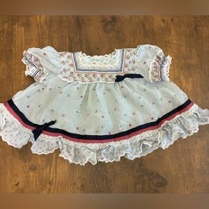 Handmade Vintage Baby Girl Dress
